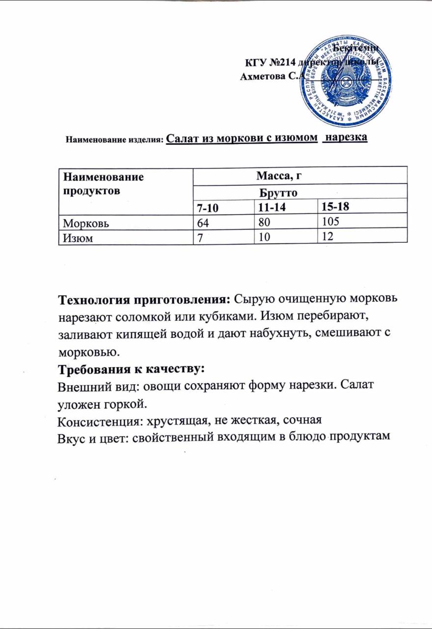Ас мәзірі